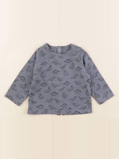 Tee-shirt - 6 mois Bleu 1 - vertbaudet enfant 