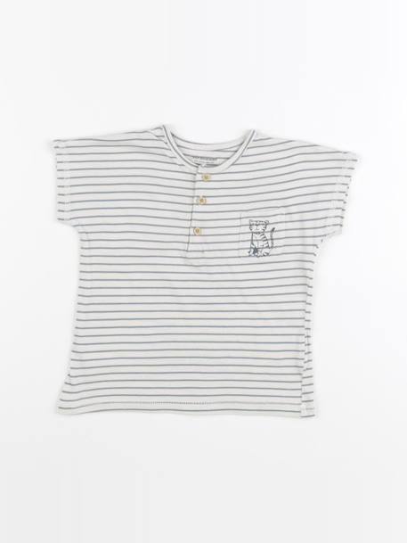 Tee-shirt - 24 mois Bleu 1 - vertbaudet enfant 