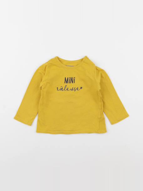 Tee-shirt - 9 mois Jaune 1 - vertbaudet enfant 