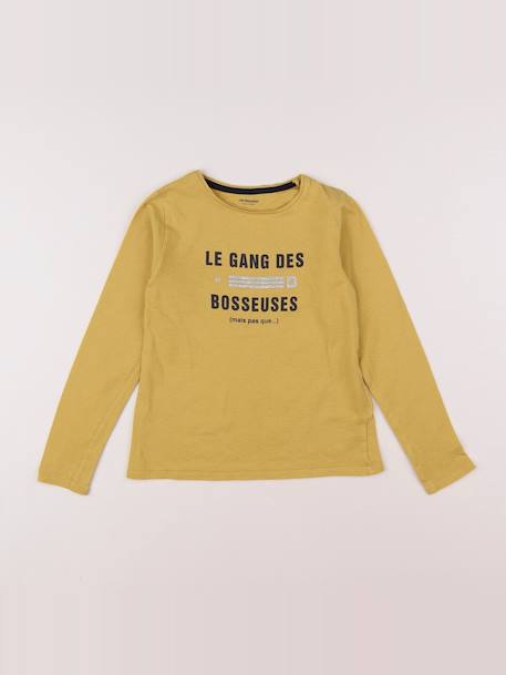 Tee-shirt - 8 ans Jaune 1 - vertbaudet enfant 