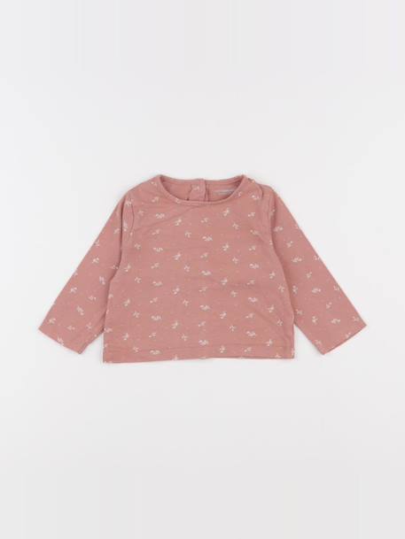 Tee-shirt - 6 mois Rose 1 - vertbaudet enfant 