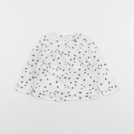 Tee-shirt - 6 mois Blanc 1 - vertbaudet enfant 