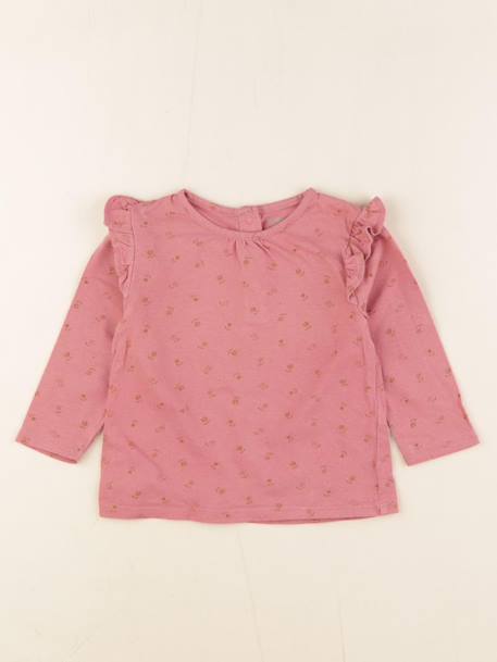 Tee-shirt - 12 mois Rose 1 - vertbaudet enfant 