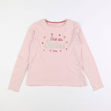 Tee-shirt - 12 ans Rose 1 - vertbaudet enfant 