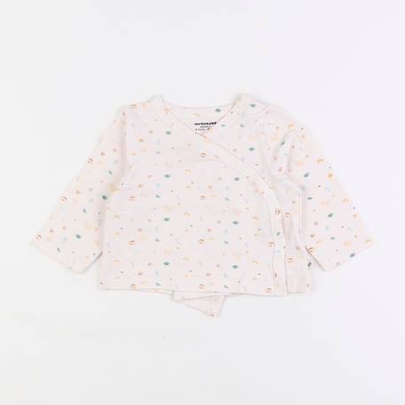 Tee-shirt - 6 mois Beige 1 - vertbaudet enfant 