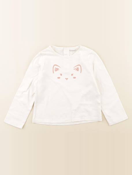 Tee-shirt - 24 mois Blanc 1 - vertbaudet enfant 