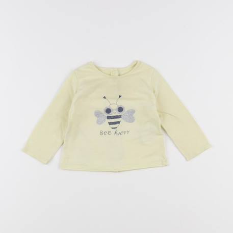 Tee-shirt - 6 mois Jaune 1 - vertbaudet enfant 