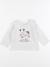 Tee-shirt - 9 mois Blanc, gris 1 - vertbaudet enfant 