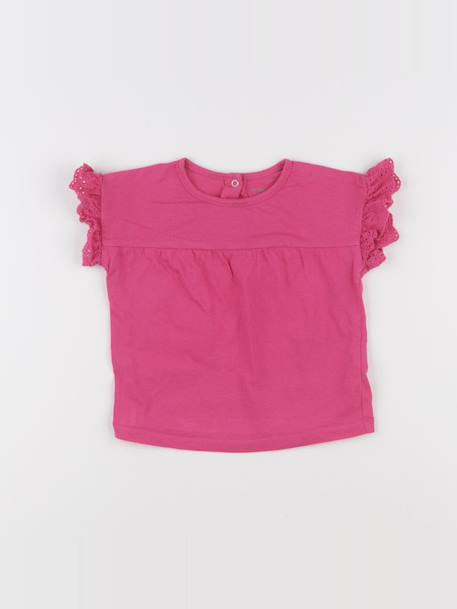 Tee-shirt - 18 mois Rose 1 - vertbaudet enfant 