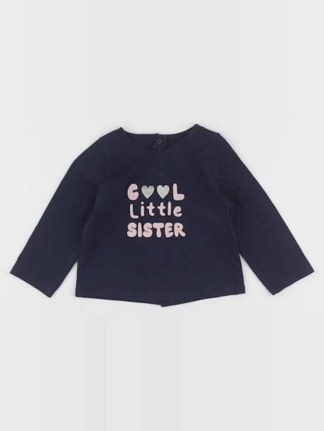 Tee-shirt - 9 mois Bleu 1 - vertbaudet enfant 