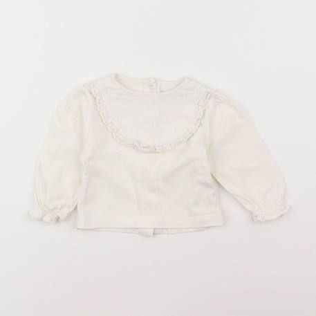 Tee-shirt - 3 mois Blanc 1 - vertbaudet enfant 