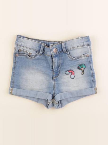 Short coton - 3 ans Bleu 1 - vertbaudet enfant 