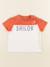Tee-shirt - 12 mois Blanc, orange 1 - vertbaudet enfant 