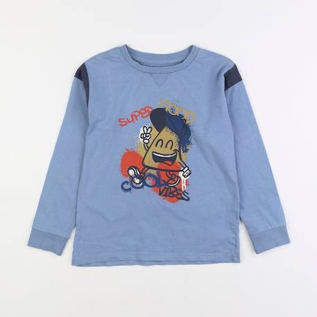 Tee-shirt - 8 ans Bleu 1 - vertbaudet enfant 