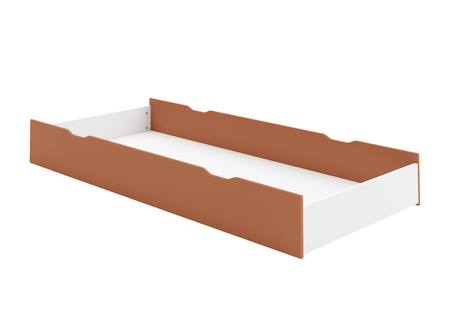 Tiroir de rangement 90x200 Terracotta+Vert 1 - vertbaudet enfant 
