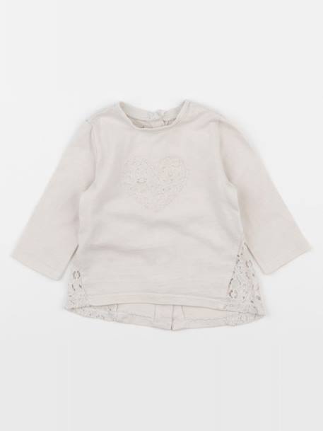 Tee-shirt - 3 mois Rose 1 - vertbaudet enfant 