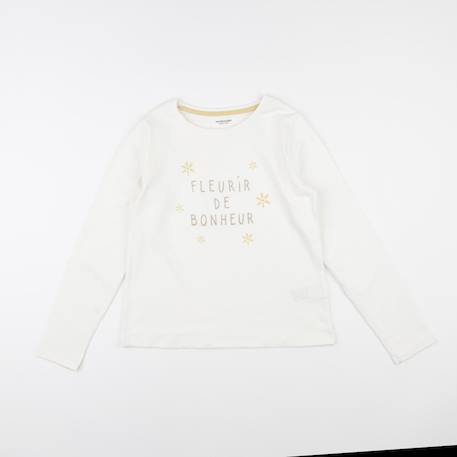 Tee-shirt - 10 ans Blanc 1 - vertbaudet enfant 