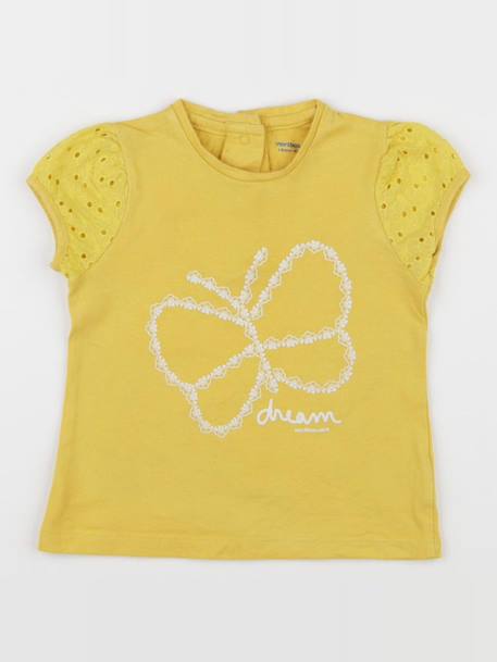 Tee-shirt - 18 mois Jaune 1 - vertbaudet enfant 