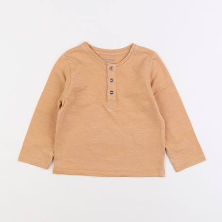 Tee-shirt - 18 mois Marron 1 - vertbaudet enfant 