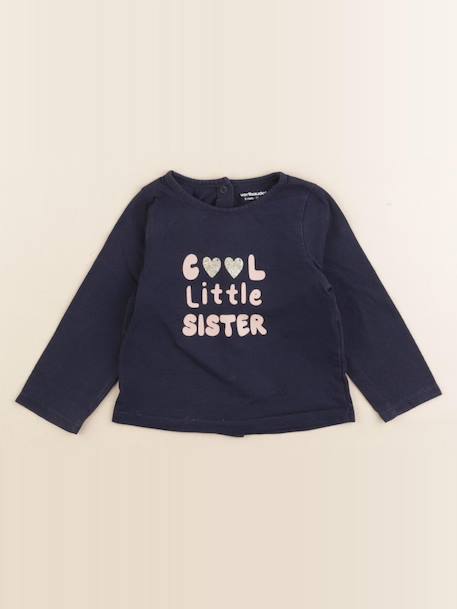Tee-shirt - 9 mois Bleu 1 - vertbaudet enfant 