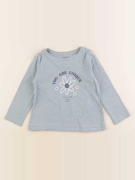 Tee-shirt - 24 mois Bleu 1 - vertbaudet enfant 