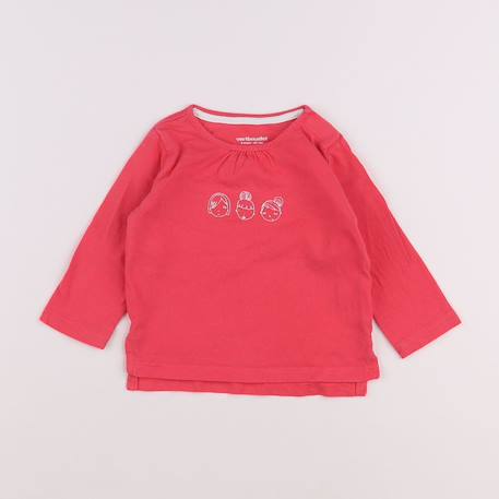 Tee-shirt - 6 mois Rose 1 - vertbaudet enfant 