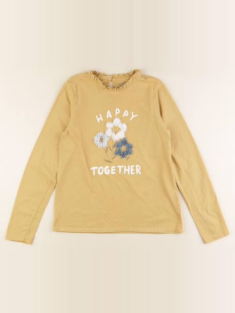 Tee-shirt - 12 ans Jaune 1 - vertbaudet enfant 