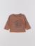 Tee-shirt - 3 mois Marron 1 - vertbaudet enfant 