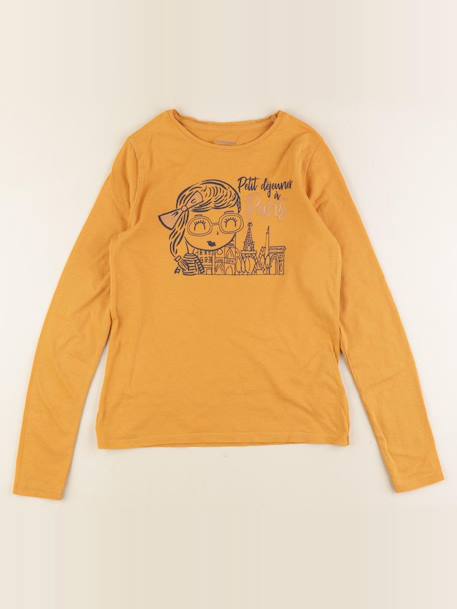 Tee-shirt - 10 ans Jaune 1 - vertbaudet enfant 