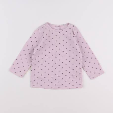Tee-shirt - 9 mois Violet 1 - vertbaudet enfant 