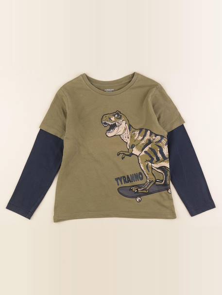Tee-shirt - 8 ans Vert 1 - vertbaudet enfant 