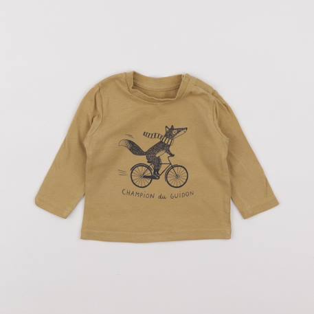 Tee-shirt - 3 mois Jaune 1 - vertbaudet enfant 