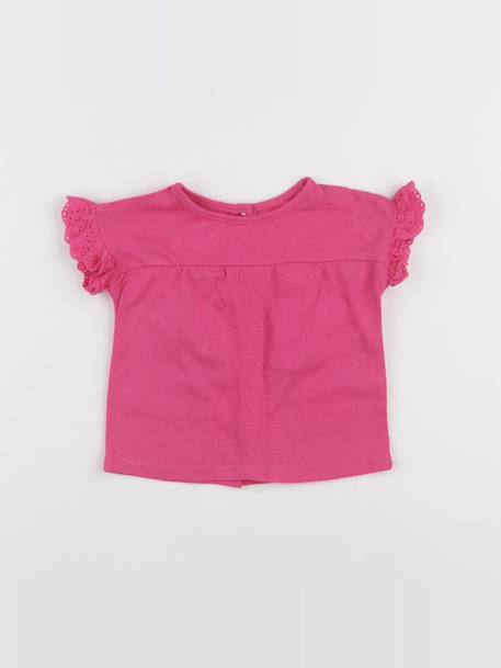 Tee-shirt - 9 mois Rose 1 - vertbaudet enfant 