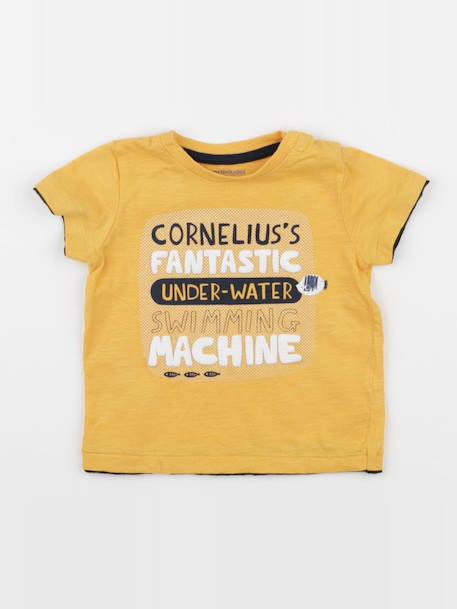 Tee-shirt - 9 mois Orange 1 - vertbaudet enfant 