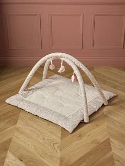 Jouet-Tapis d'éveil tissu liberty et gaze de coton