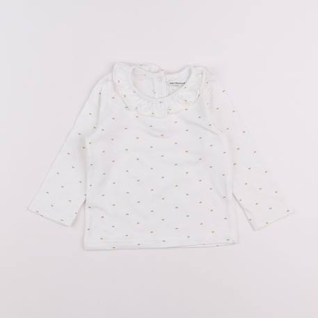 Tee-shirt - 12 mois Blanc 1 - vertbaudet enfant 