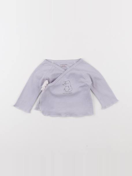 Tee-shirt - 3 mois Gris 1 - vertbaudet enfant 