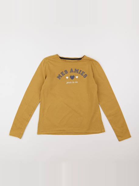 Tee-shirt - 12 ans Jaune 1 - vertbaudet enfant 