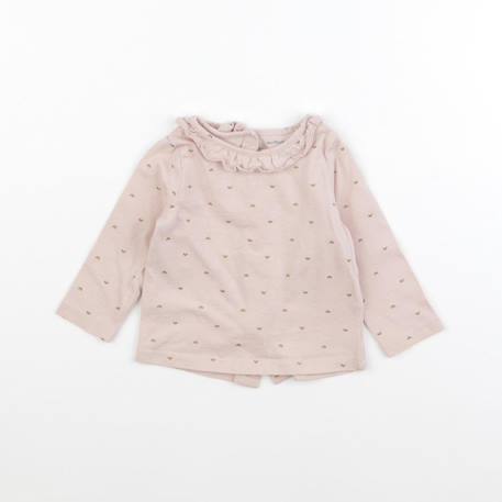 Tee-shirt - 6 mois Rose 1 - vertbaudet enfant 
