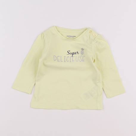 Tee-shirt - 3 mois Jaune, or 1 - vertbaudet enfant 