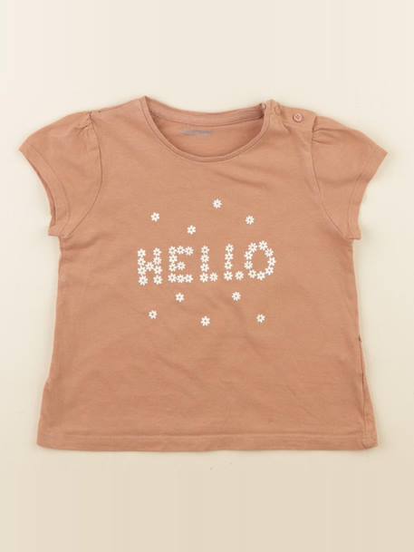 Tee-shirt - 36 mois Marron 1 - vertbaudet enfant 