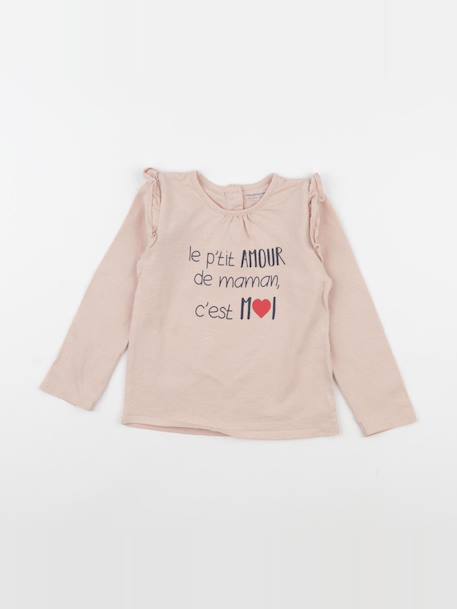 Tee-shirt - 36 mois Rose 1 - vertbaudet enfant 