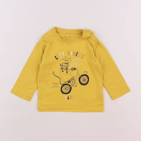 Tee-shirt - 6 mois Jaune 1 - vertbaudet enfant 