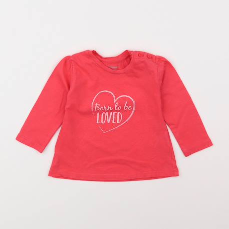 Tee-shirt - 6 mois Rose 1 - vertbaudet enfant 