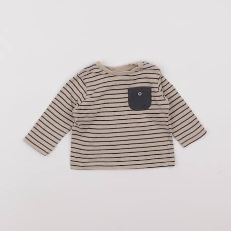 Tee-shirt - 3 mois Beige 1 - vertbaudet enfant 