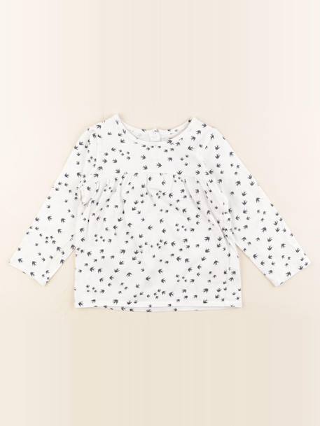 Tee-shirt - 24 mois Blanc, bleu 1 - vertbaudet enfant 