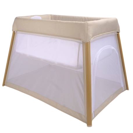 Lit parapluie bébé de voyage pliable pure white Beige 1 - vertbaudet enfant 