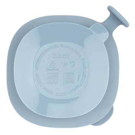 Bol à ventouse et couvercle Beige+Bleu+Rose 9 - vertbaudet enfant 