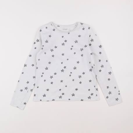 Tee-shirt - 8 ans Blanc, noir 1 - vertbaudet enfant 