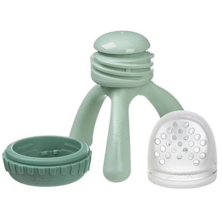 Grignoteuse bébé avec embout silicone Rose+Vert+Violet 8 - vertbaudet enfant 